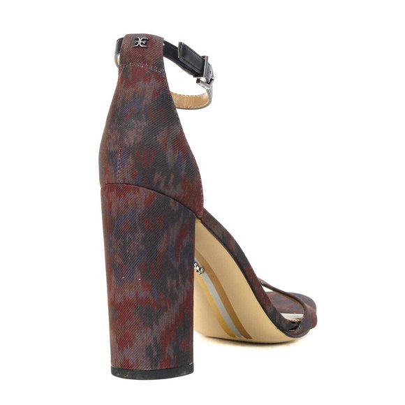NWOB Sam Edelman Yaro Brick Block Heel Sandals - Picture 5 of 7